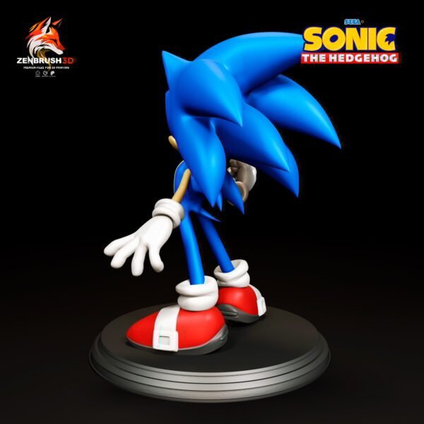 Sonic the Hedgehog STL 3D PRINTING - Imagen 3